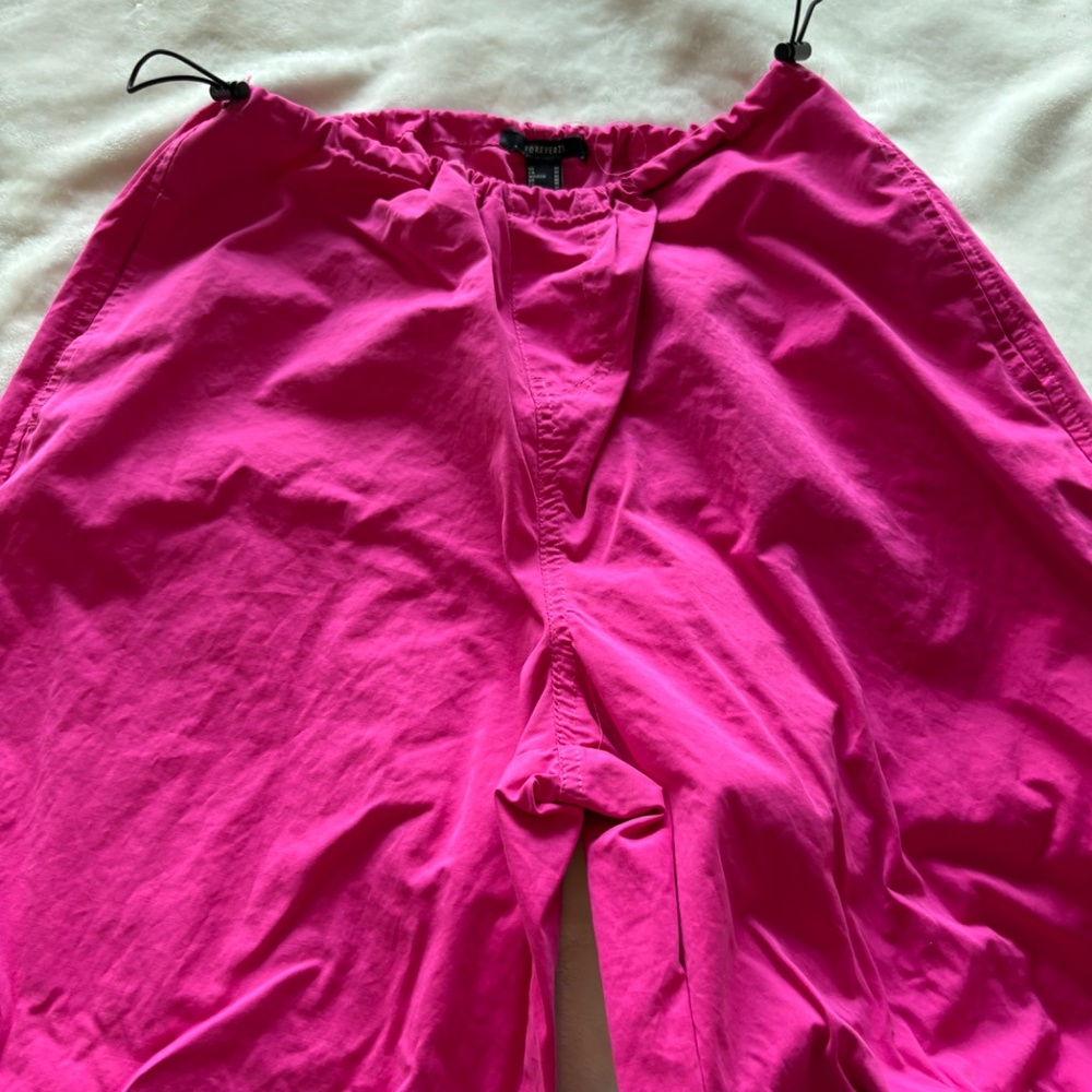 Pink drawstring pants - Picture 2 of 2